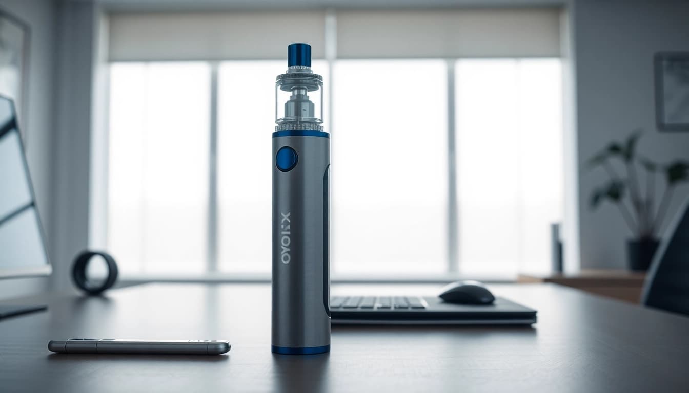 Erleben Sie die Qualität des Oxva Vape-Devices in einem modern gestalteten Raum.