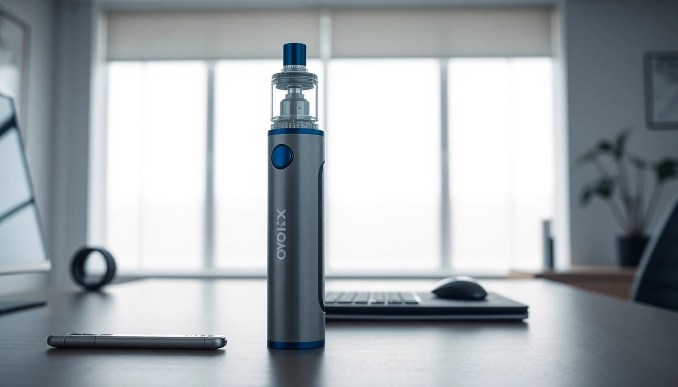 Erleben Sie die Qualität des Oxva Vape-Devices in einem modern gestalteten Raum.