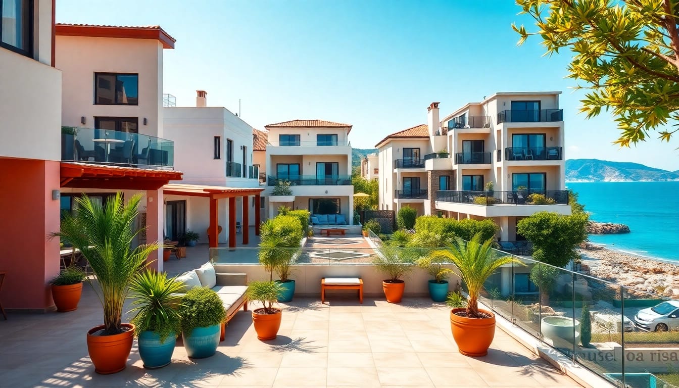 Showcasing stunning properties for alanya property sale with picturesque Mediterranean views.