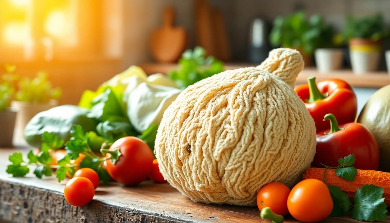 Enhance your kitchen experience with a natural kitchen loofah for cleaning and scrubbing.
