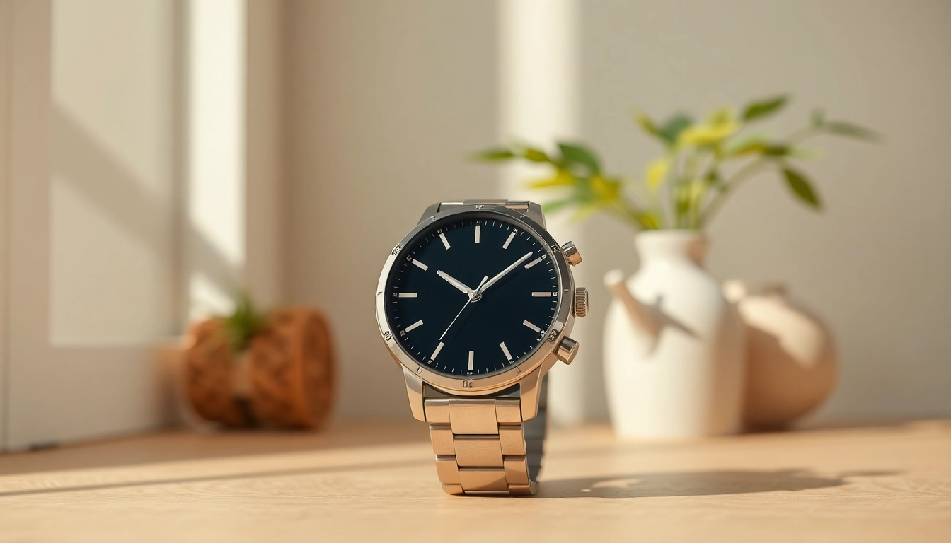 Showcasing the Finesse Smart Watch, highlighting its elegant design and advanced features.