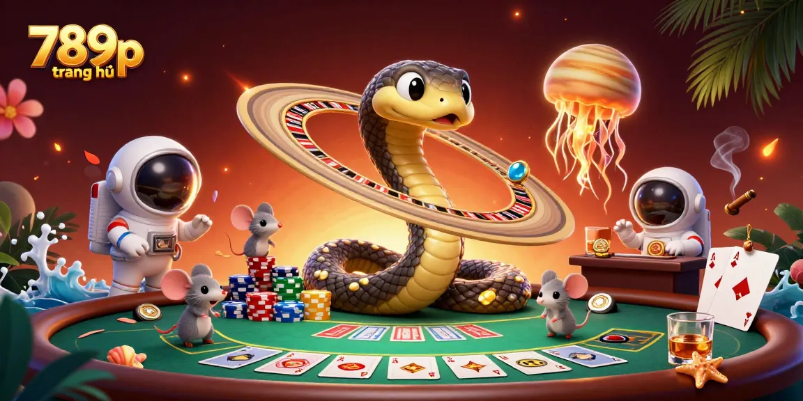 Experience thrilling bets at 789p trang chủ with a cosmic casino theme featuring unique characters.