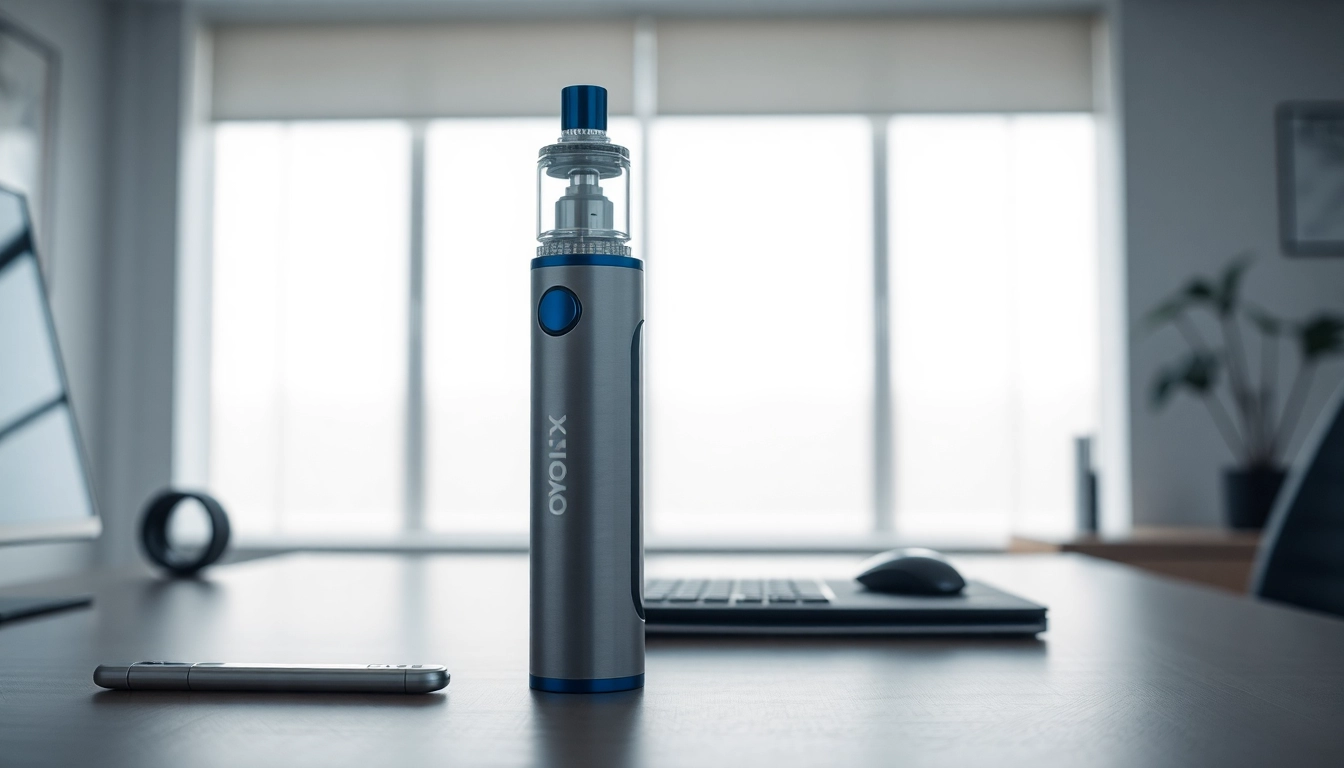 Erleben Sie die Qualität des Oxva Vape-Devices in einem modern gestalteten Raum.