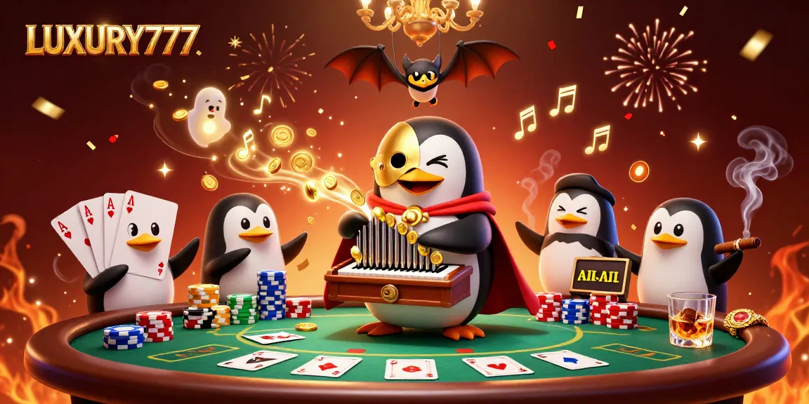 Permainan LUXURY777 yang seru dengan jackpot berlimpah, ditampilkan dalam ilustrasi 3D yang mengagumkan.
