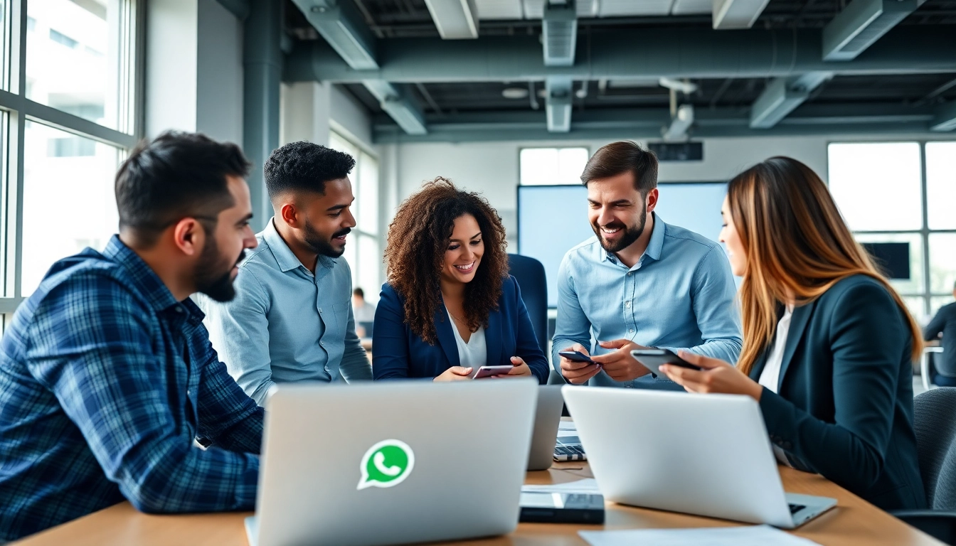 Enhance customer engagement with WhatsApp Business CRM integration in a dynamic team setting.