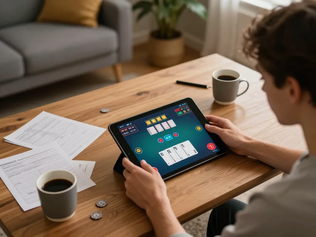B52 players enjoying online poker from home, focusing on strategy and gameplay