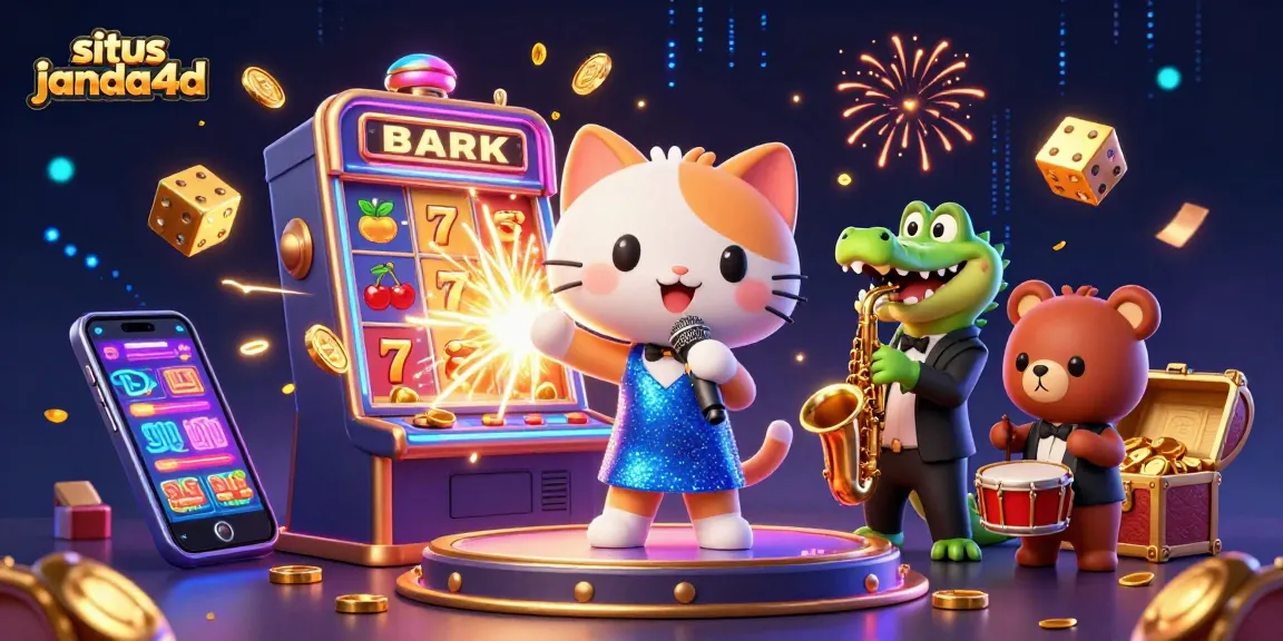Menyaksikan situs janda4d dengan pertunjukan karakter kasino yang meriah dan permainan slot berkilauan