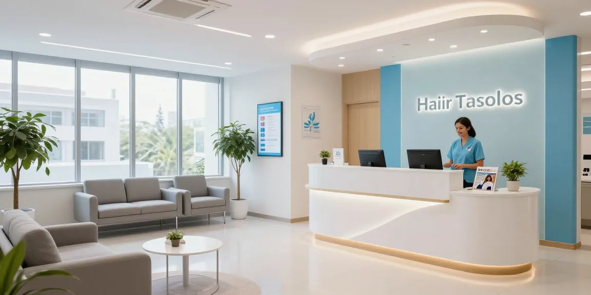 Hair transplant Istanbul - Consultation in a modern health clinic providing patient care and expert services.