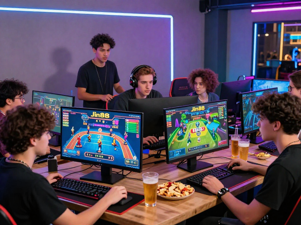 Trải nghiệm Đăng ký Jin88 với nhóm bạn bè cùng tham gia chơi game trực tuyến.
