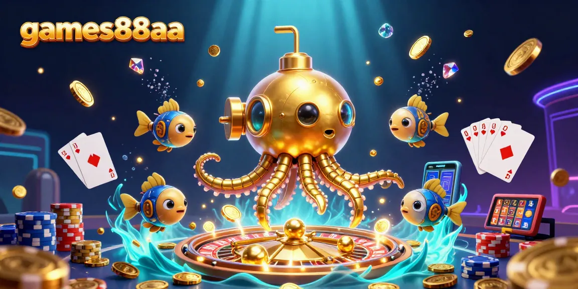 Experience immersive gameplay at games88aa with dynamic casino elements and a captivating ocean theme.
