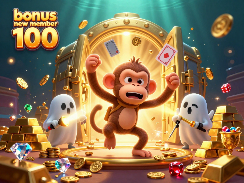 Experience thrilling wins with bonus new member 100 showcasing lively casino elements and exciting game rewards.