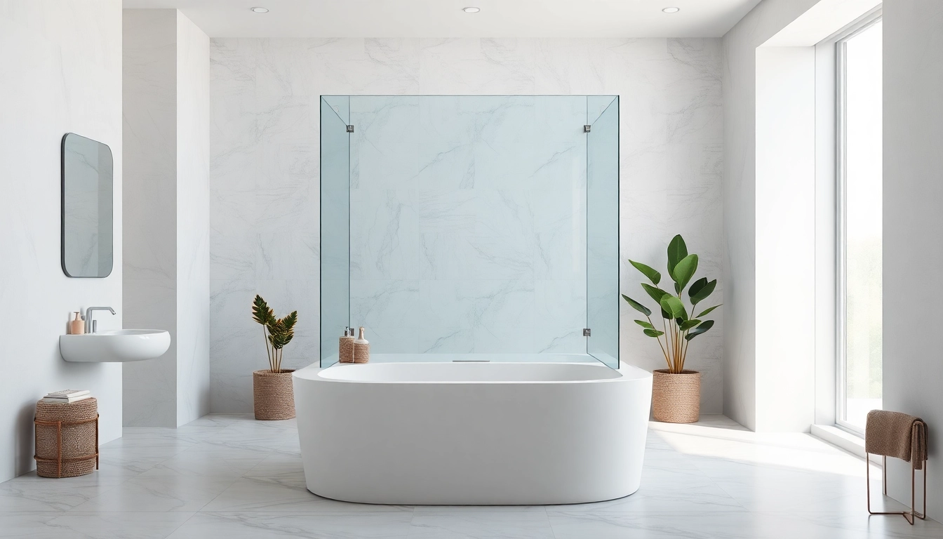 Installer une paroi de douche 150x200 moderne dans une salle de bains élégante.