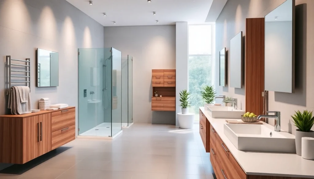 Sonni sanitär GmbH präsentiert hochwertige Badprodukte in einem modernen und einladenden Umfeld.