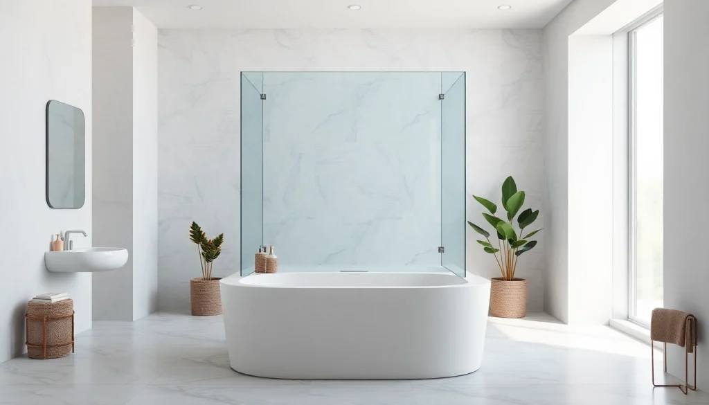 Installer une paroi de douche 150x200 moderne dans une salle de bains élégante.