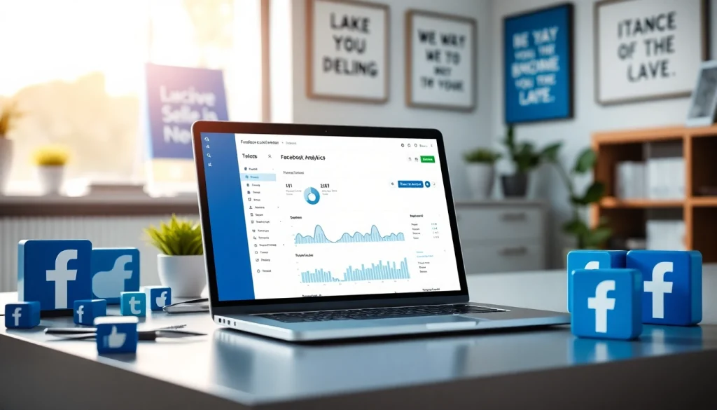 Boost your brand visibility with an effective facebook smm panel in a modern office setup.