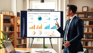 카드현금화의 방법들을 설명하는 금융 전문가의 모습