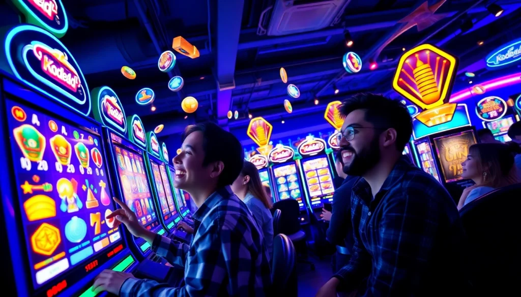 Kode4d slot game interface showcasing exciting gameplay with vibrant colors and engaging digital elements.