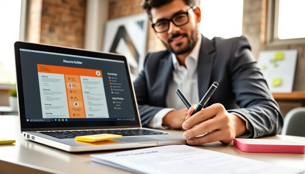 Crafting a standout Resume Builder with vibrant templates and user-friendly interface.