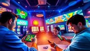 Tương tác với Saowin APK trên các thiết bị di động sống động, trình chiếu nhiều trò chơi thú vị.