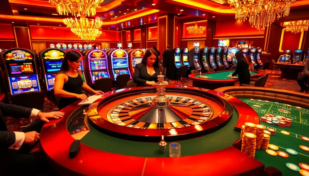 Experience luxury gambling with win 98 theme at an exciting casino setting.