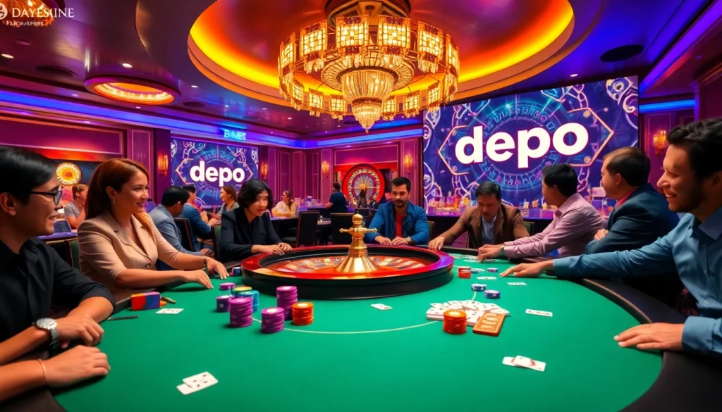 Nikmati permainan kasino yang mendebarkan di meja poker yang menonjolkan setoran Depo 5k.