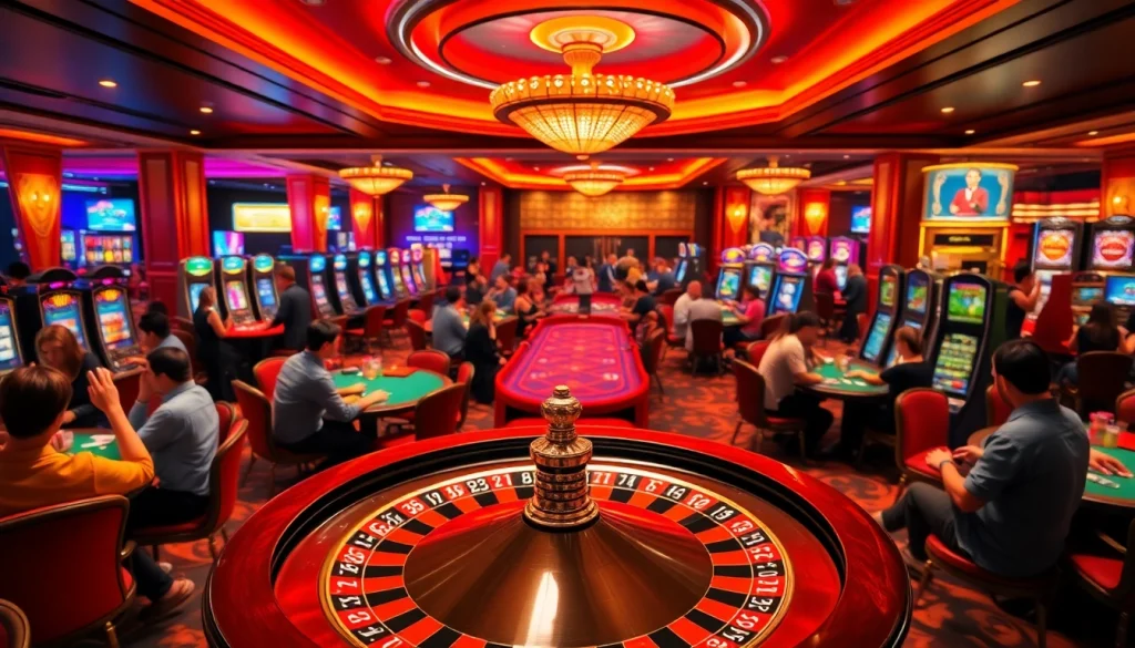 Engaged players experiencing the excitement of BK8Thai's sophisticated casino environment.