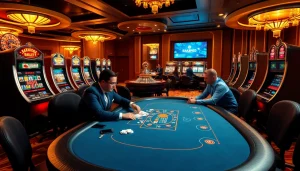 Découvrez l'excitation du casino en ligne argent réel avec un gameplay de poker vibrant et des machines à sous éblouissantes.