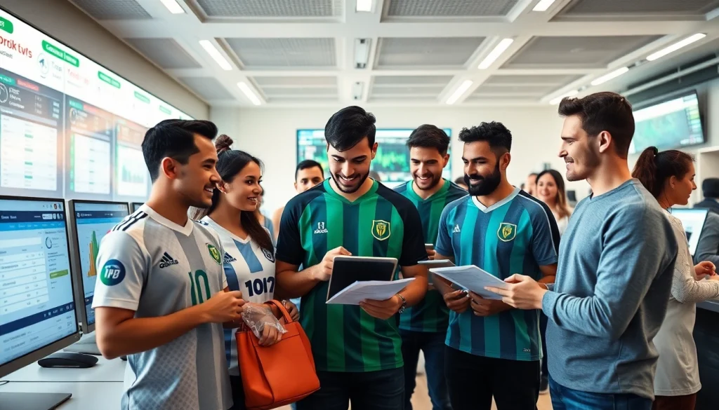 Community of users engaging with 슈어맨3 in a vibrant sports betting environment promoting safety.