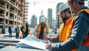 Conducting construction assessment testing to ensure project quality with precision tools.