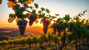 Tasting a refreshing Chenin Blanc surrounded by lush vineyard scenery.
