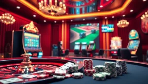 Profiter de jeux à enjeux élevés dans un casino en ligne France avec des tables vibrantes et des machines à sous.