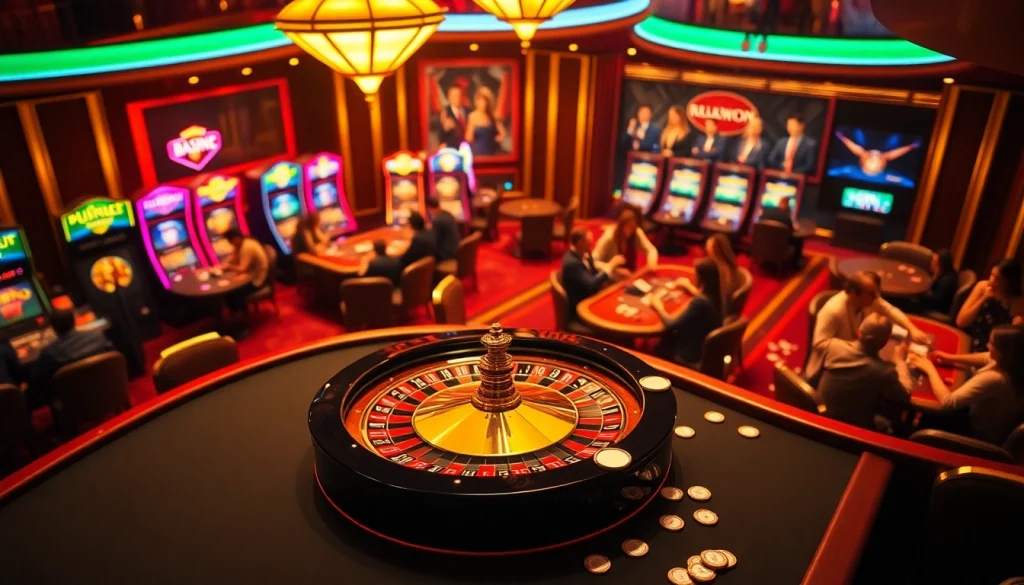 Participez à casino en ligne argent réel avec un gameplay passionnant à une table de roulette dynamique.
