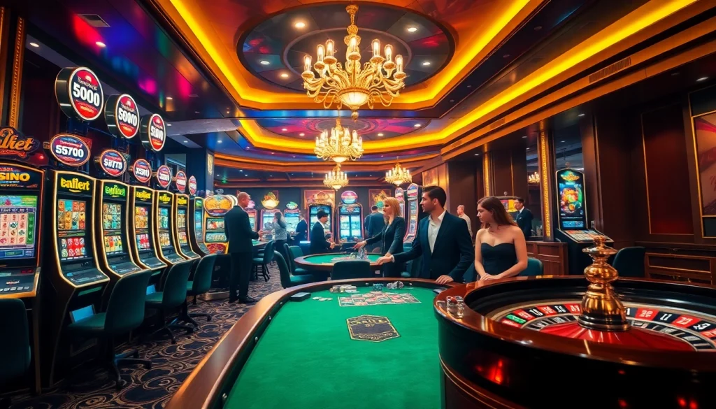 Vivez des gains au casino en ligne argent réel au milieu de machines à sous vibrantes et de tables de poker.