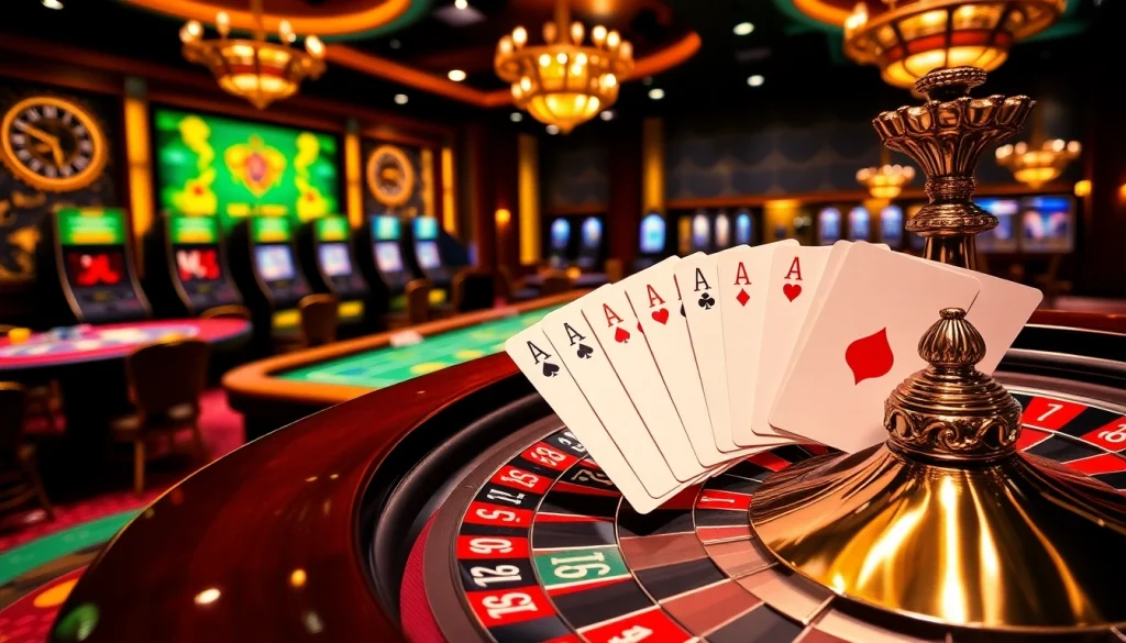 Vivez l'excitation du casino en ligne argent réel avec des tables de jeu vibrantes et des roues de roulette.
